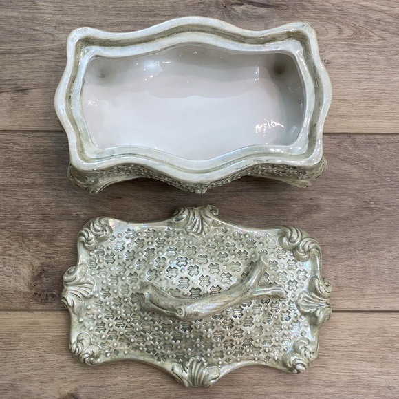 Vintage Italian Ceramic Lidded Trinket Box - Picture 13 of 16